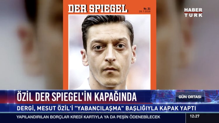 Özil Der Spiegel'in kapağında