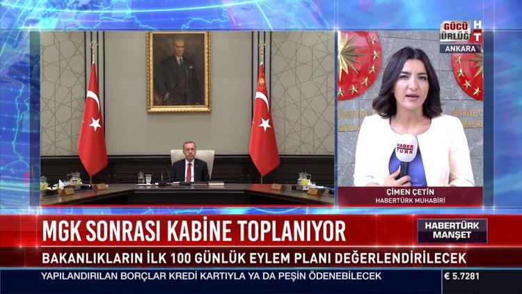 MGK sonrası kabine toplanıyor