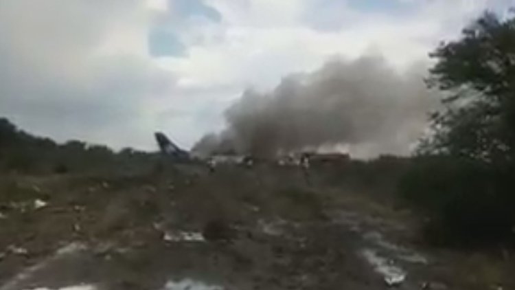 Meksika'da uçak kazası