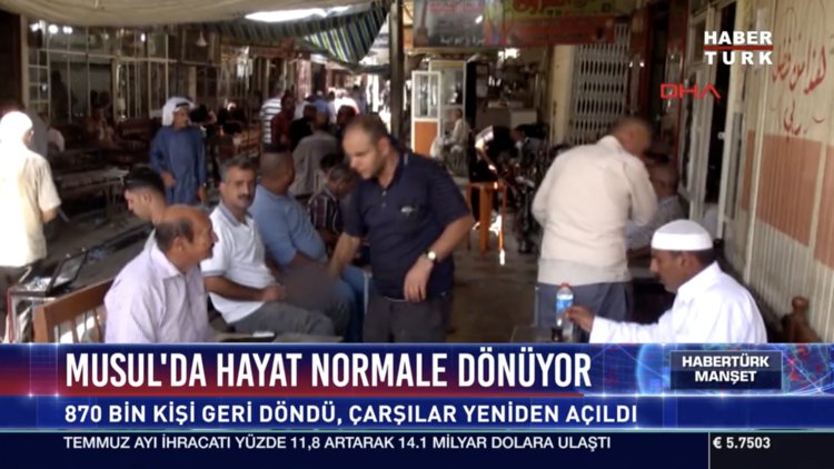 Musul'da hayat normale dönüyor