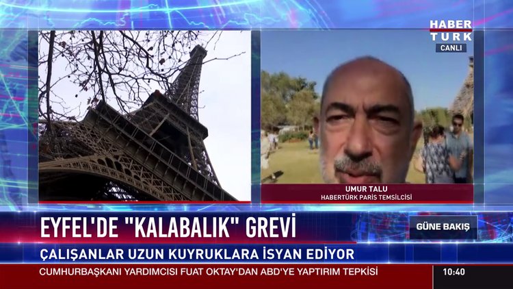 Eyfel'de "kalabalık" grevi