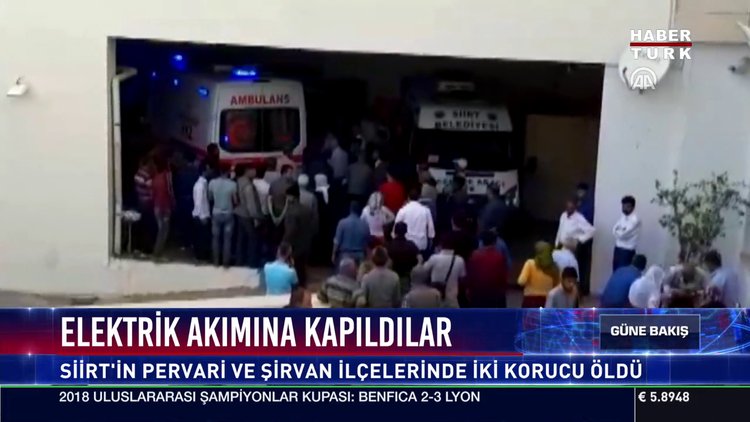 Elektrik akımına kapıldılar