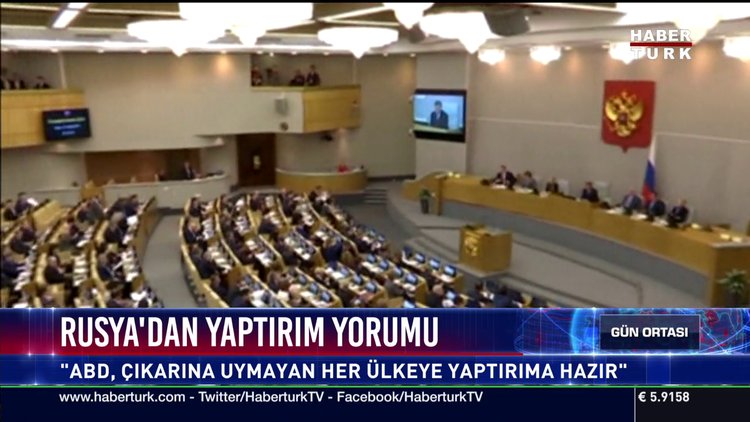 Rusya'dan yaptırım yorumu