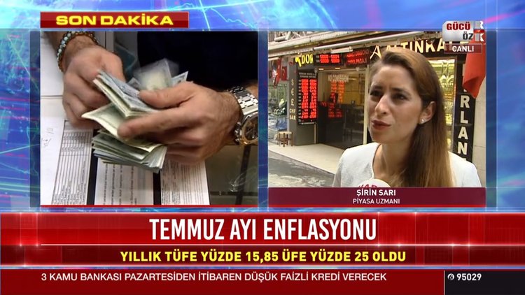 Temmuz ayı enflasyonu
