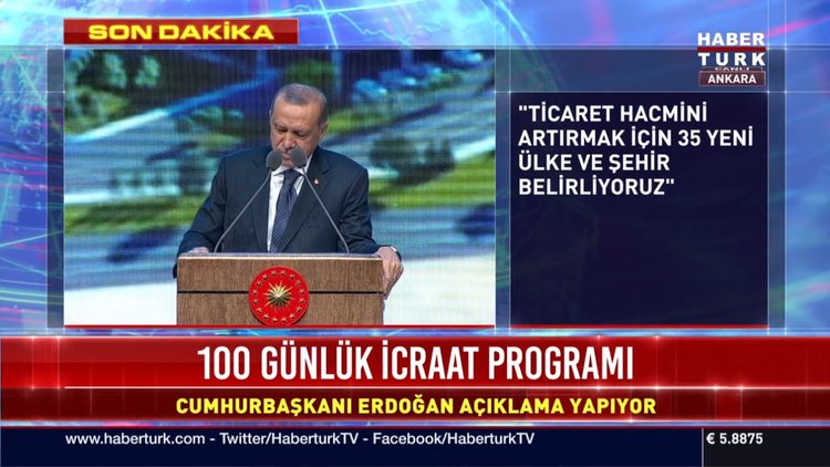 Erdoğan: "Sanayicilerimizin üzerindeki finansman yükünü azaltmak için çalışma başlatıyoruz"