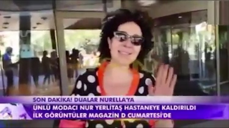 Nur Yerlitaş hastane çıkışı görüntülendi