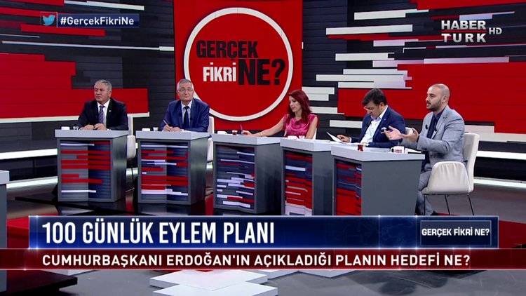 Gerçek Fikri Ne? - 3 Ağustos 2018 - (100 günlük icraat programı, rahip Brunson, CHP'de imza tartışması)