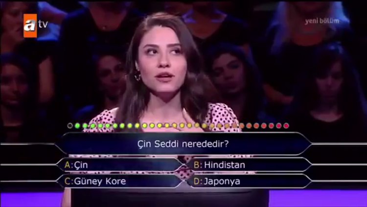 Çin Seddi sorusuna 2 joker kullanmıştı, sosyal medya tepkilerine cevap verdi
