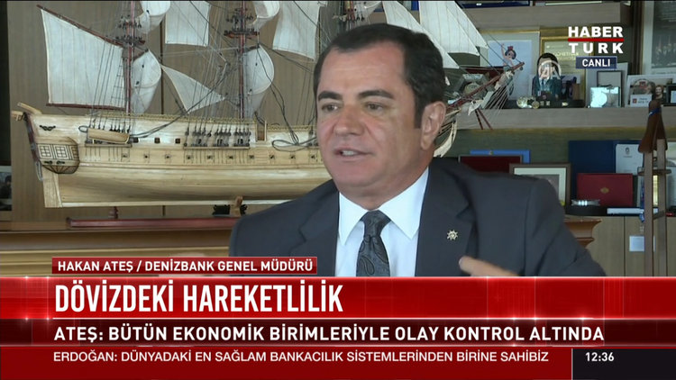 Denizbank Genel Müdürü Ateş'ten dolar yorumu