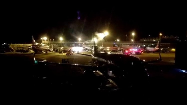 Washington'da havaalanı karanlıkta kaldı