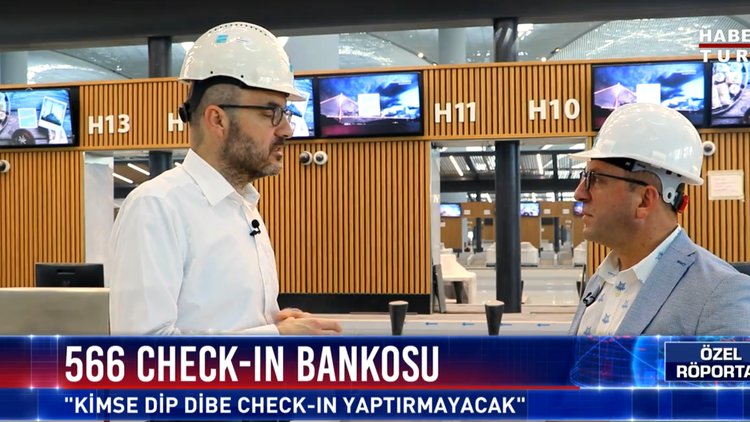 Habertürk Yeni Havalimanında... 