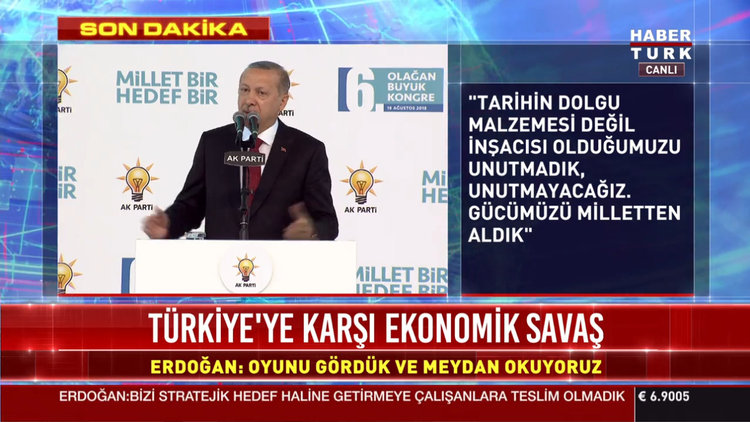 Erdoğan şiir okudu