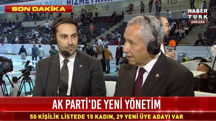 Bülent Arınç, Habertürk TV'de kongre gündemini değerlendirdi