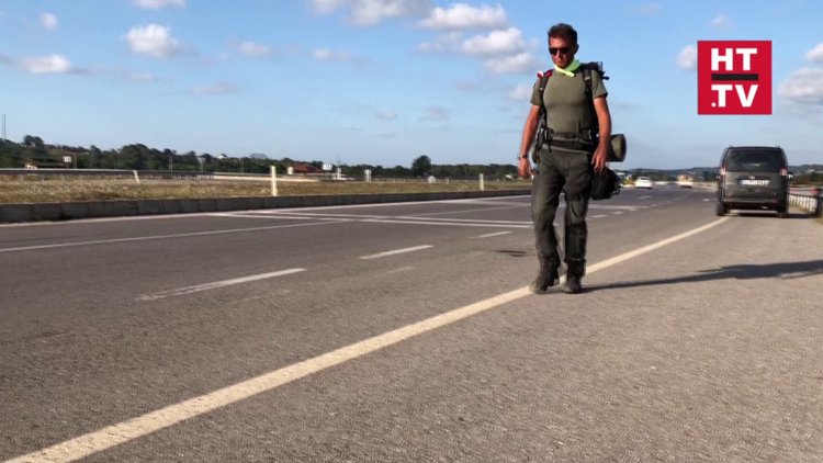 2 bin 100 kilometrelik yürüyüş! Artvin'den İstanbul'a yürüyor