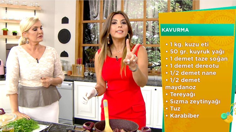 Aslı Hünel'den kurban bayramına özel kavurma