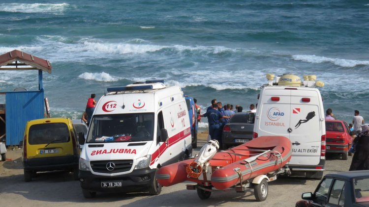 Şile'de denize girmek yasaklandı