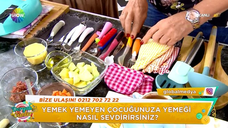 Sibel Güngör'den çocuklar için yemek yapımı!