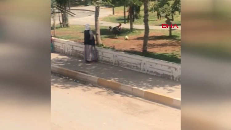 Hindiler top oynadı mahalleli şaşkınlıkla izledi