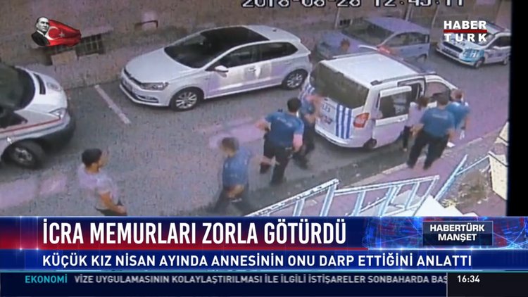 İcra memurları zorla götürdü