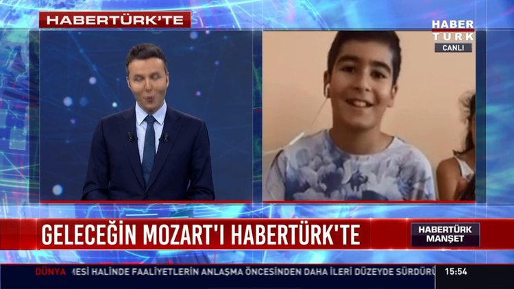 Geleceğin Mozart'ı canlı performansıyla büyüledi