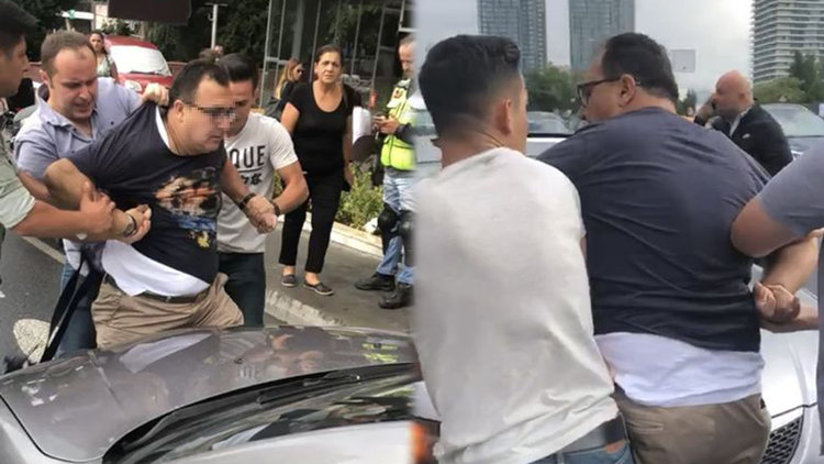 Makas attı, sıkıştırdı, çarptı! Trafikte terör estirdi