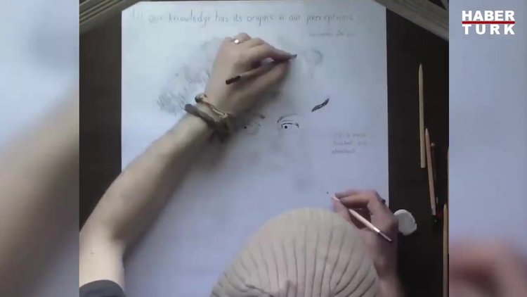 İki elinde iki marifet ressam