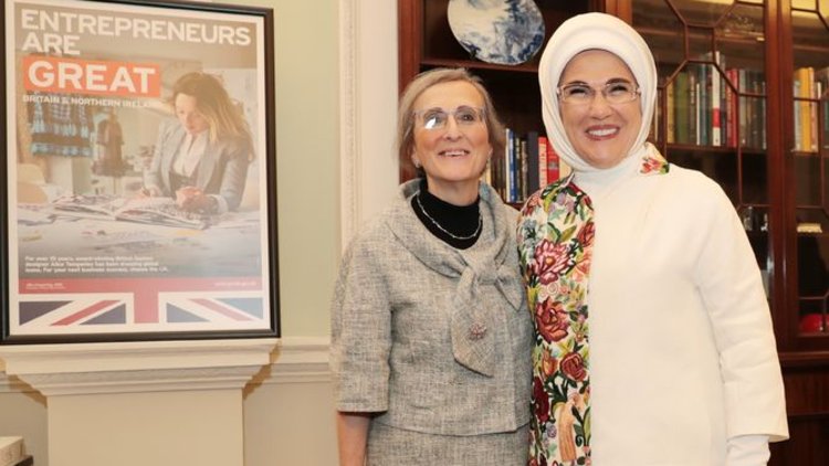 Emine Erdoğan'a Londra'da ödül