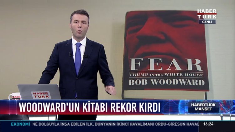 Woodward'un kitabı rekor kırdı: "Korku": Trump Beyaz Saray'da" ilk 24 saatte 750 bin sattı