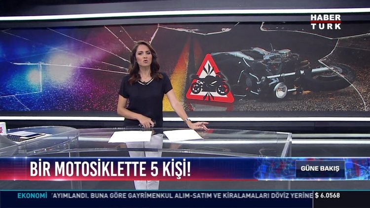 Bir motosiklette 5 kişi: canlarını hiçe saydılar