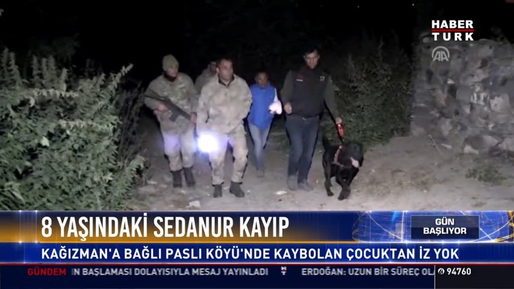 8 yaşındaki Sedanur kayıp: Kağızman'a bağlı Paşalı Köyü'nde kaybolan çocuktan iz yok