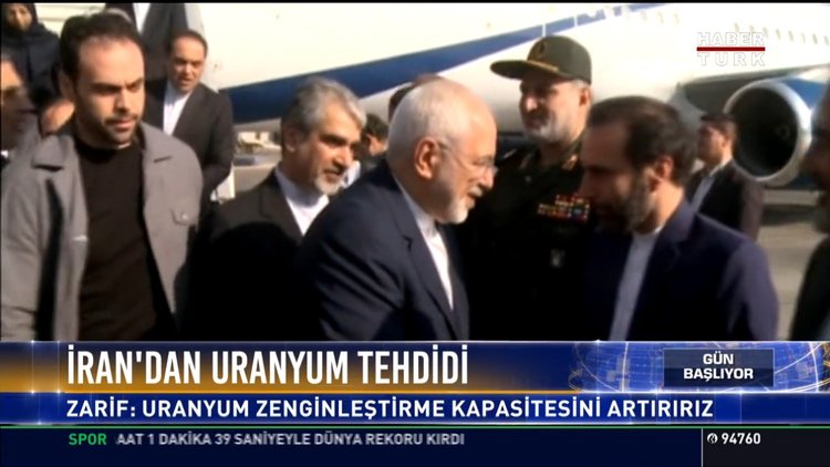 İran’dan uranyum tehdidi: Zarif: Uranyum zenginleştirme kapasitesini artırırız