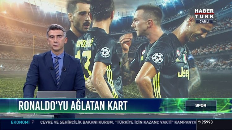 Ronaldo'yu Ağlatan Kart: Şampiyonlar Ligi tarihinde ilk kez kırmızı kart gördü