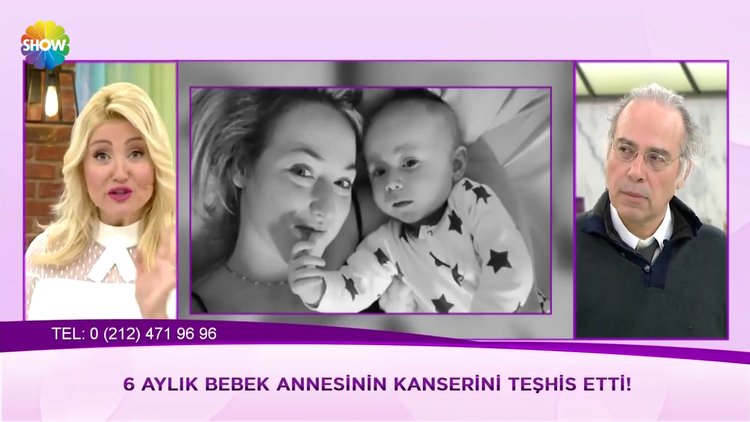 6 aylık bebek annesinin kanserini teşhis etti!