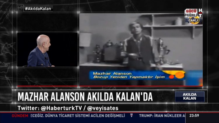 Mazhar Alanson Habertürk TV'de