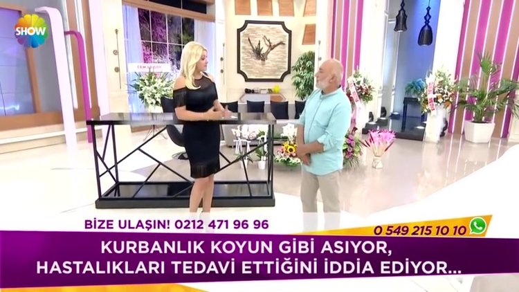 Hastalarını kurbanlık koyun gibi asarak tedavi ediyor!