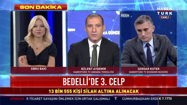 Bedelli'de 3. Celp: 13 bin 555 kişi silah altına alınacak