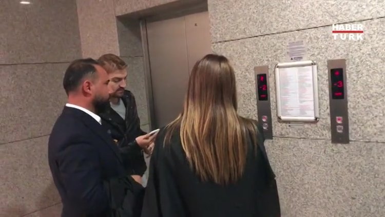 Caner Erkin hakim karşısında