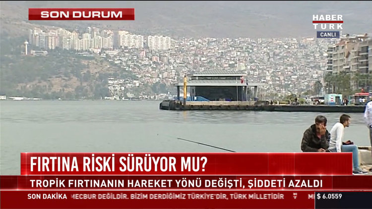 Tropik fırtına yön değiştirdi