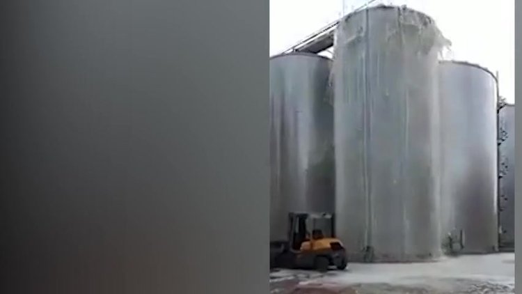 İtalya'da şarap fabrikasında tank patladı!