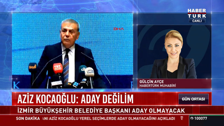 Aziz Kocaoğlu: Aday değilim