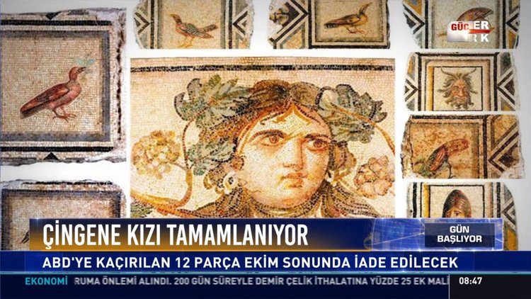 Çingene kızı tamamlanıyor: ABD'ye kaçırılan 12 parça Ekim sonunda iade edilecek