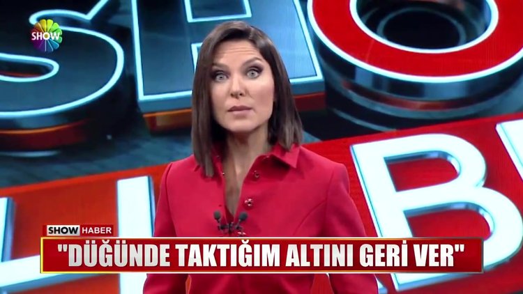 Düğünde taktığı altını icrayla geri aldı!