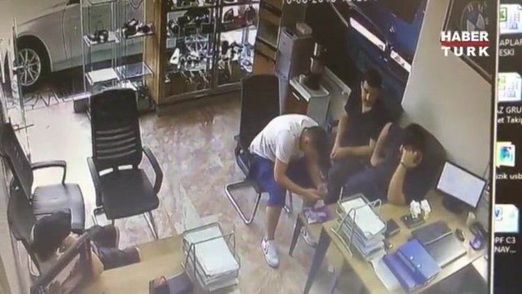 Konuştuğu cep telefonu bomba gibi patladı!