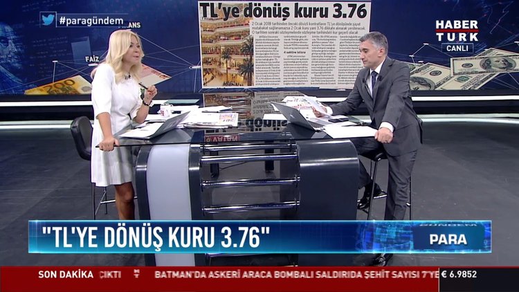 "Tl'ye dönüş kuru 3.76"