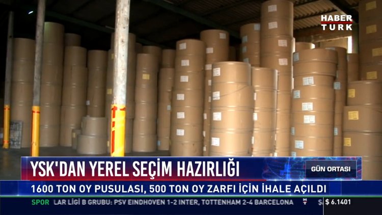 YSK'dan yerel seçim hazırlığı: 1600 ton oy pusulası, 500 ton oy zarfı için ihale açıldı