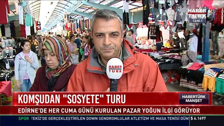 Komşudan "Sosyete" turu: Edirne'de her Cuma günü kurulan pazar yoğun ilgi görüyor