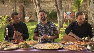 Turgay Başyayla Çankırı’daki lezzet yolculuğuna Çerkeş ilçesine bağlı Ören köyünden başlayarak devam etti.