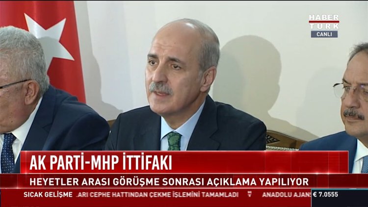 AK Parti – MHP ittifakı: Heyetler arası görüşme sonrası açıklama yapılıyor