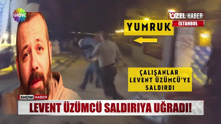Ünlü Oyuncu Levent Üzümcü saldırıya uğradı
