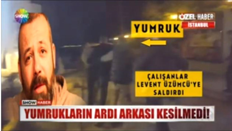 Ünlü Oyuncu Levent Üzümcü saldırıya uğradı